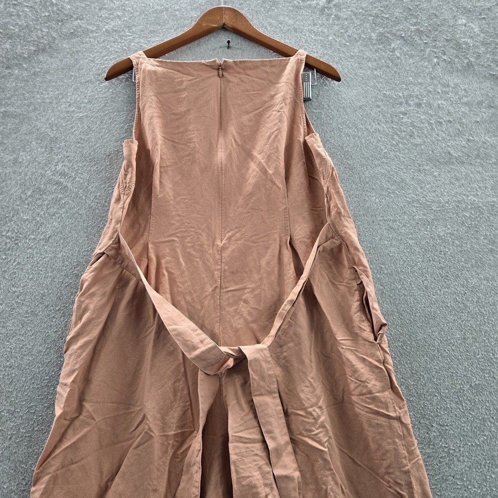 Uniqlo Rust-Brown Wide-Leg Jumpsuit - Picture 12 of 12